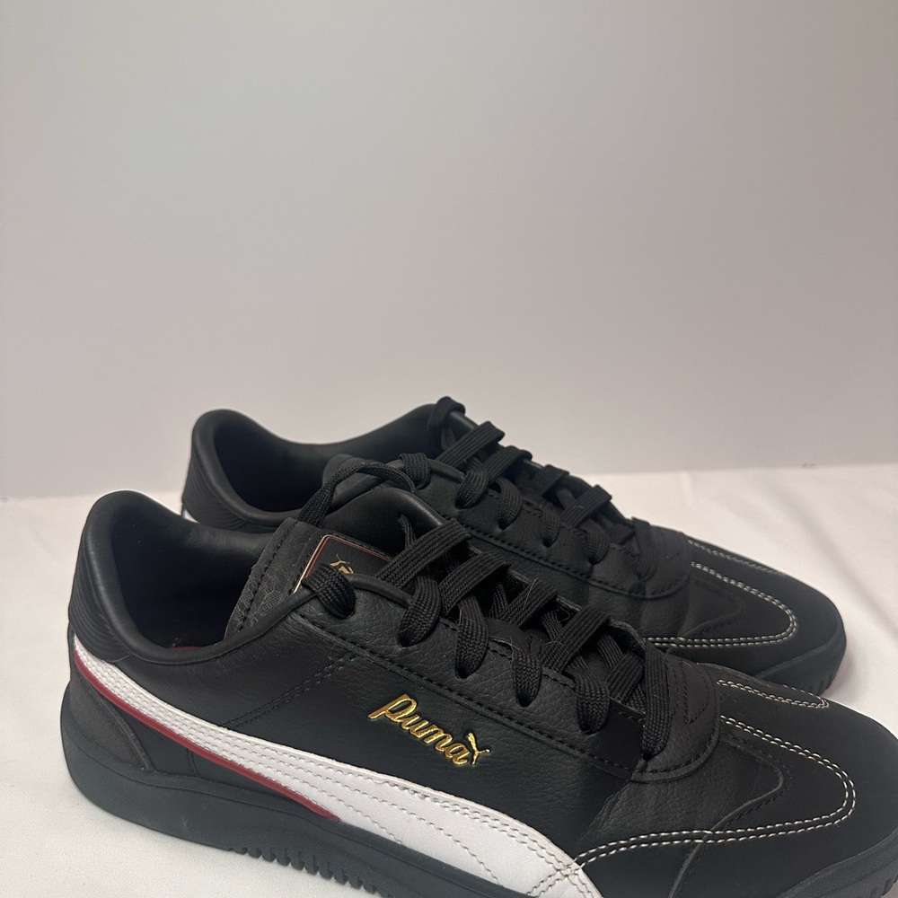 Puma Black Sneakers with White and Gold Details - Picture 4 of 6